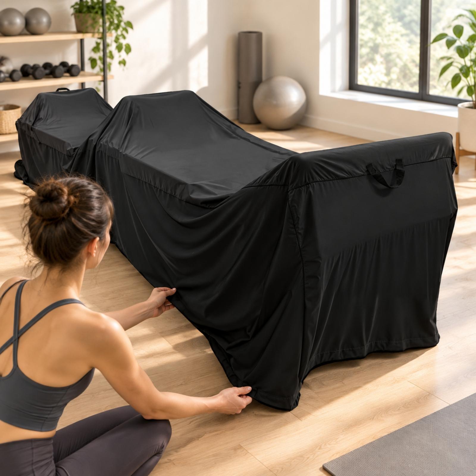 ピラティスリフォーマー用保護カバー（ブラック、240x78x - Pilates & Yoga Vida のレビューと価格